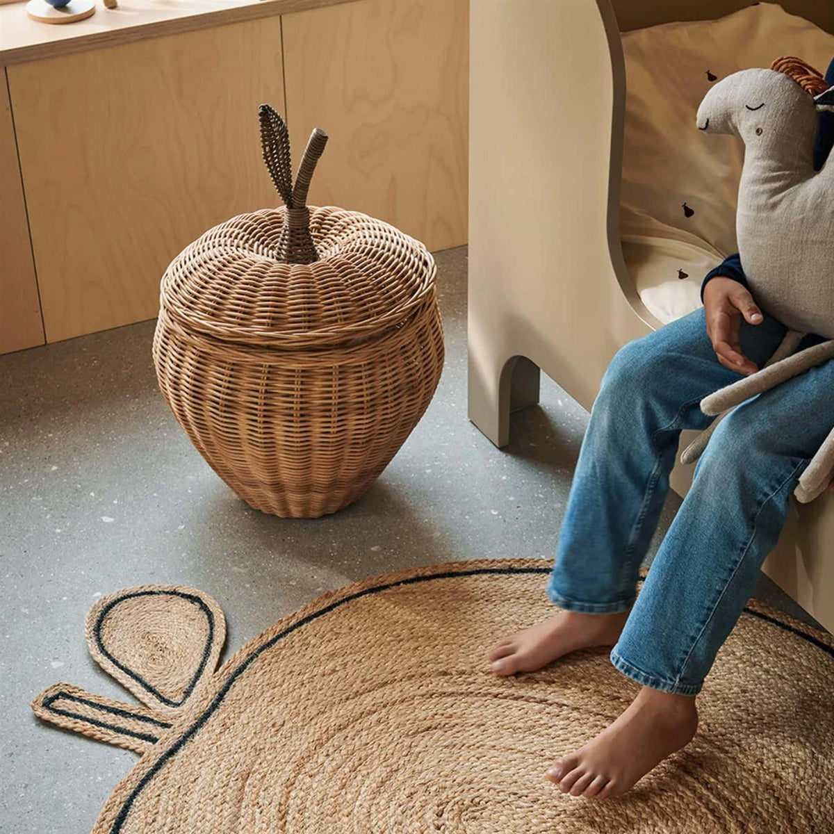 Ferm Living Classic Apple Braided Storage