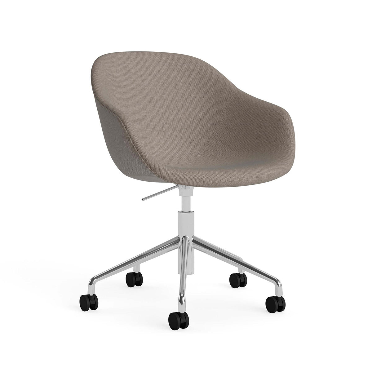 HAY AAC 253 Chair, Upholstered - 5 Star Swivel Base, Gas Lift and Wheels