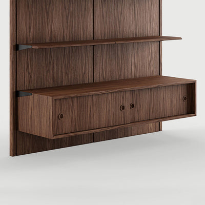 Finn Juhl Large Cabinet with Sliding Door for Panel System