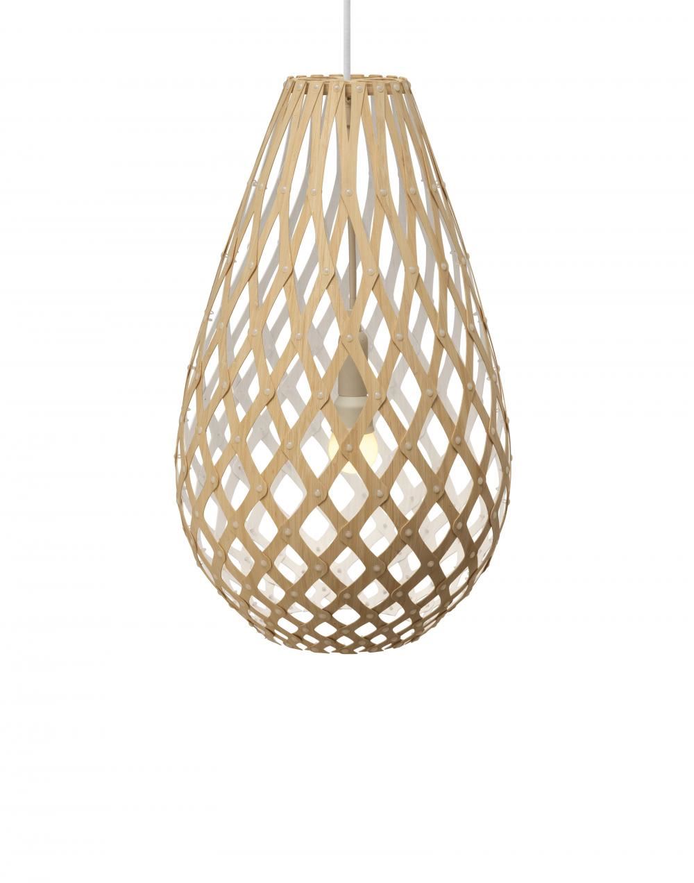 David Trubridge Koura Pendant Light Coloured - 1 Side