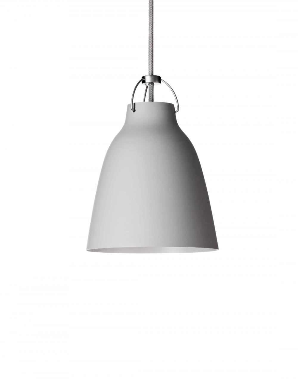 Outlet Fritz Hansen Caravaggio Matt Metal Pendant Light - P1, Light Grey 25