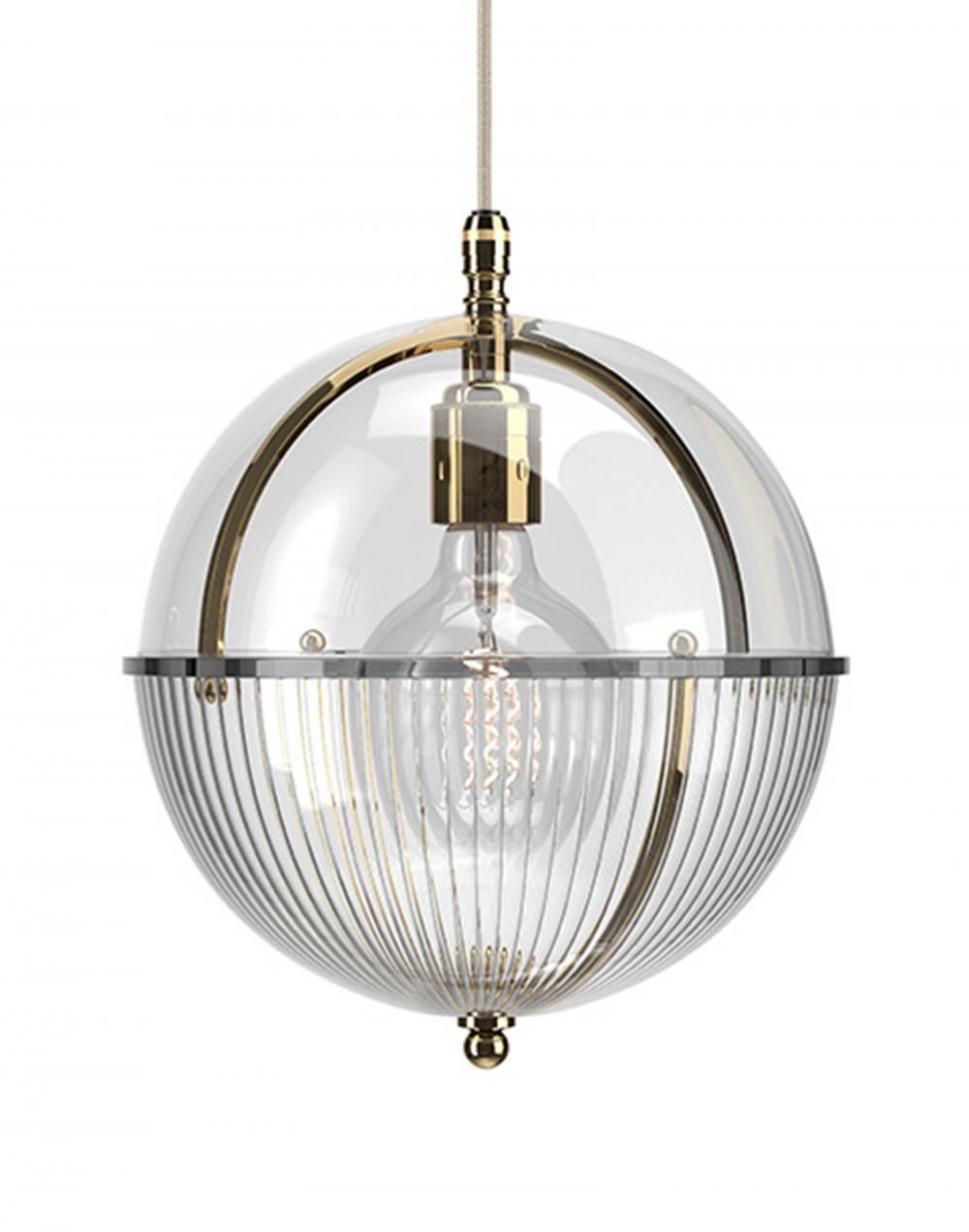 Fritz Fryer Grafton Globe Pendant Light