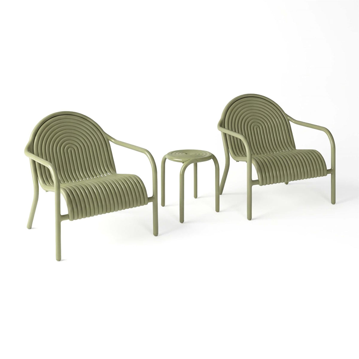 Tom Dixon Groove Garden Lounge Set - Curated by Holloways of Ludlow