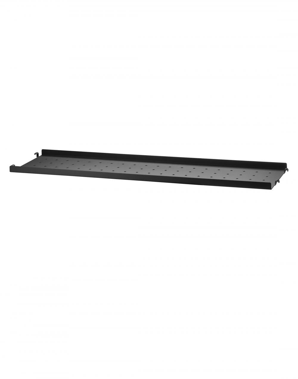 String Furniture String Metal Shelf with Low Edge