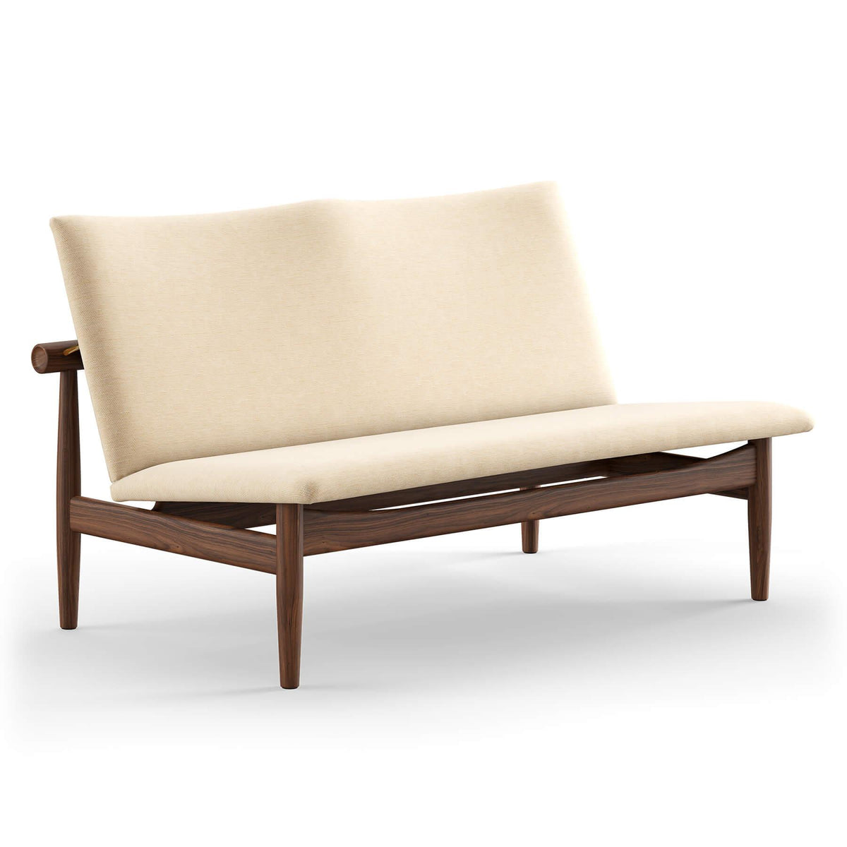 Finn Juhl The Japan 2 Seater Sofa in Walnut