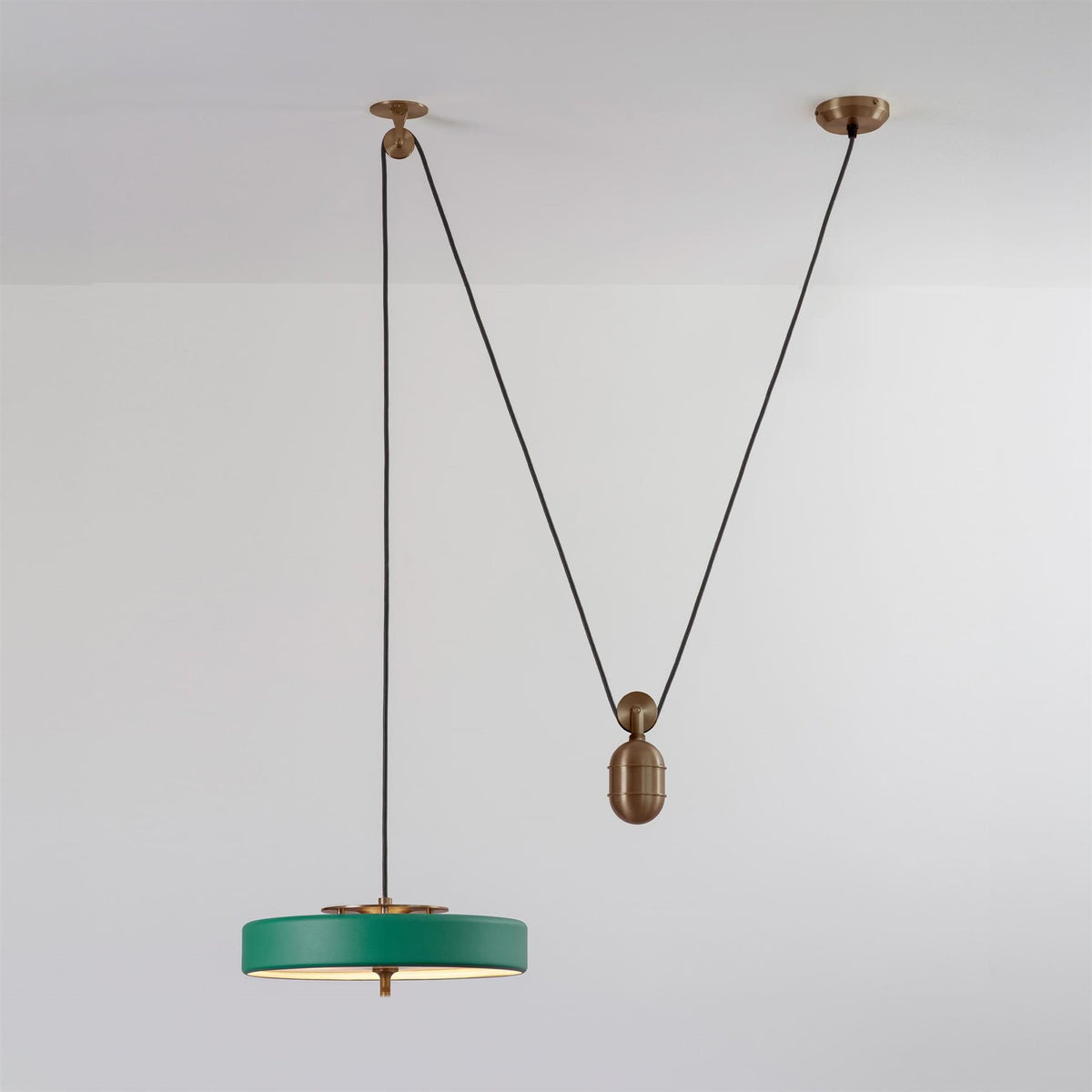 Bert Frank Revolve Rise And Fall Pendant Light