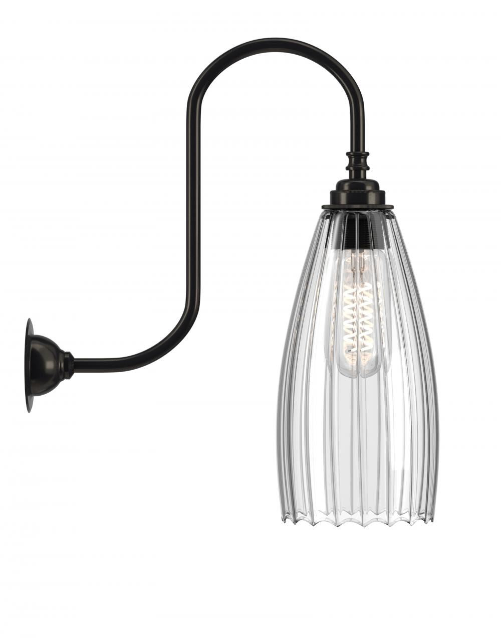 Fritz Fryer Upton Swan Neck Bathroom Wall Light