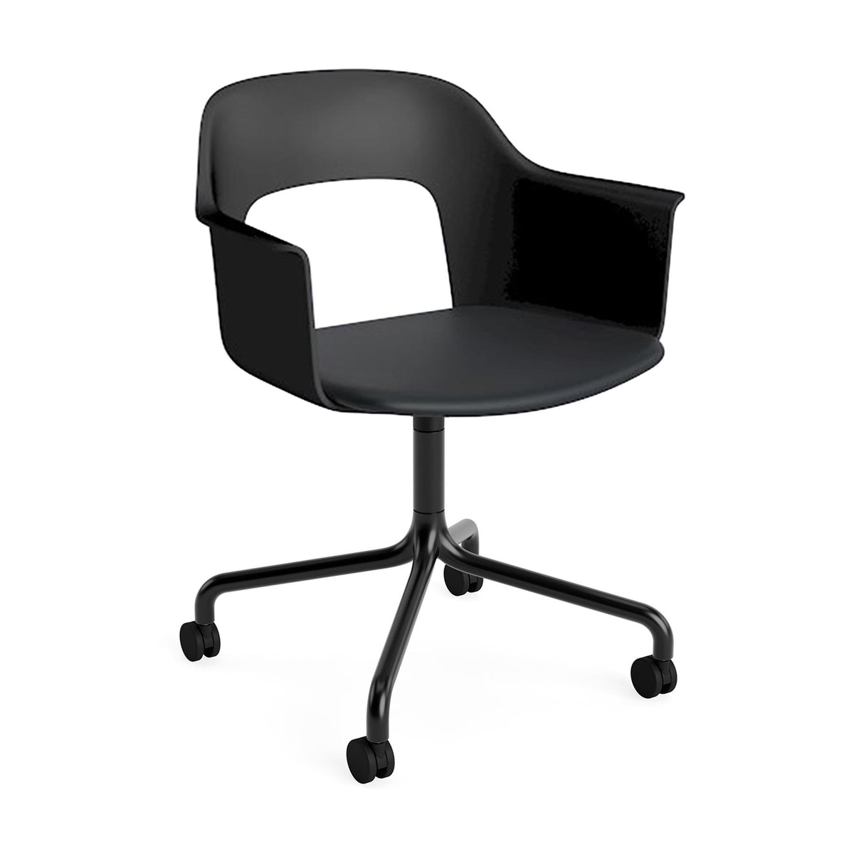 HAY Layout Armchair 263 with 4 Star Swivel Wheel Base