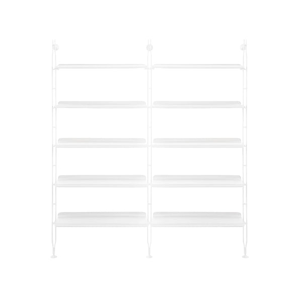 Outlet Kartell Adam Wood Double Book Case - Ash White