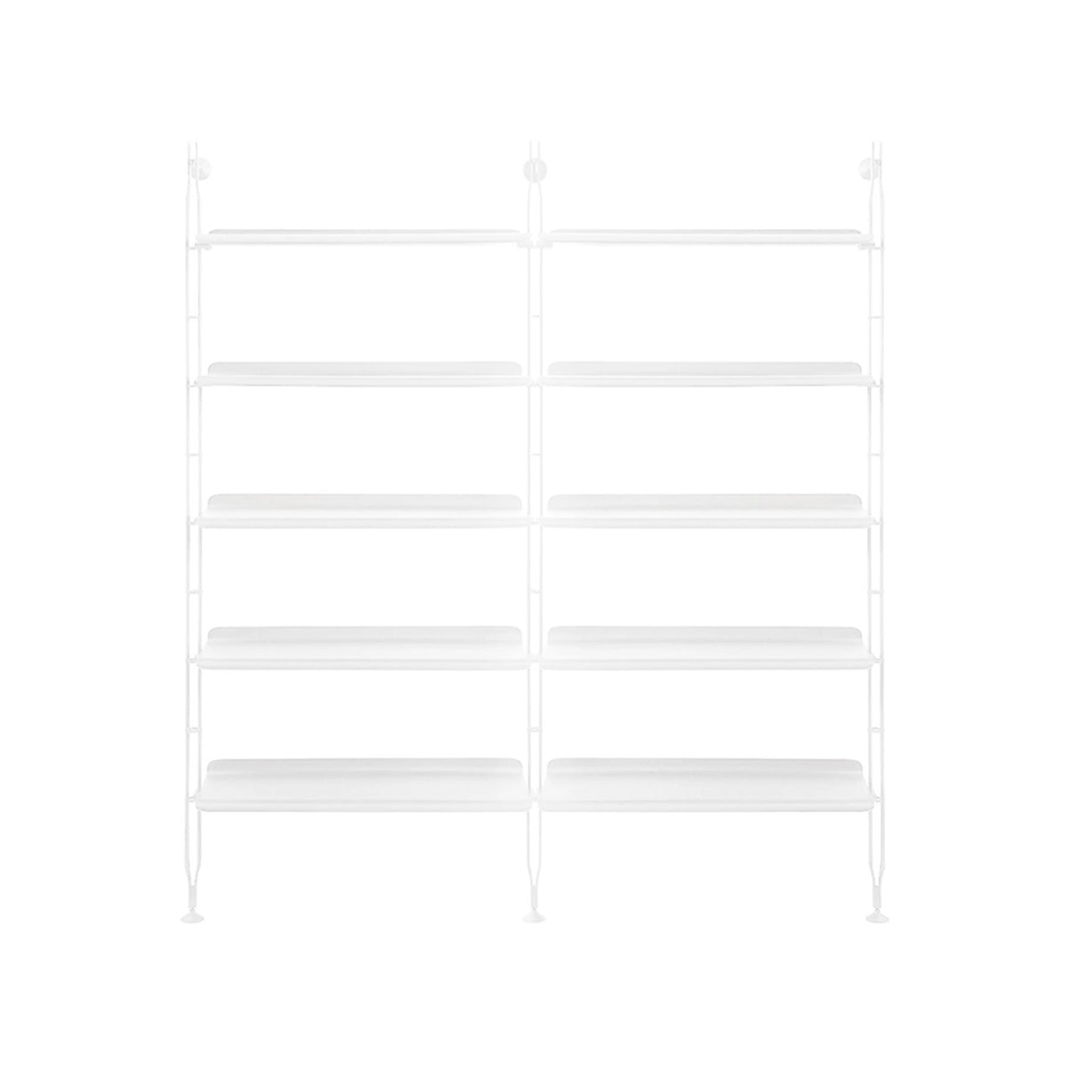 Outlet Kartell Adam Wood Double Book Case - Ash White