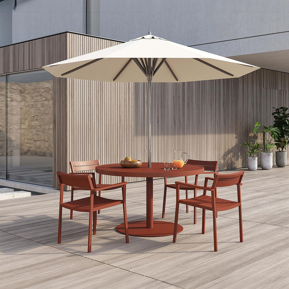 Case Furniture Eos Round Outdoor Dining Set - Curated by Holloways of Ludlow