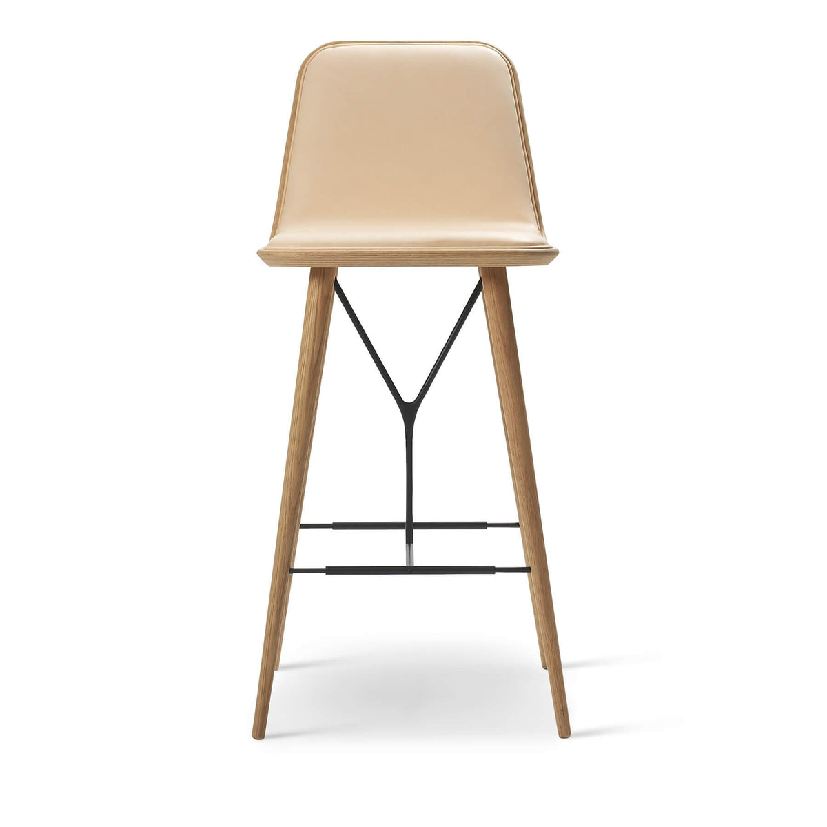 Fredericia Spine Barstool Wood Base