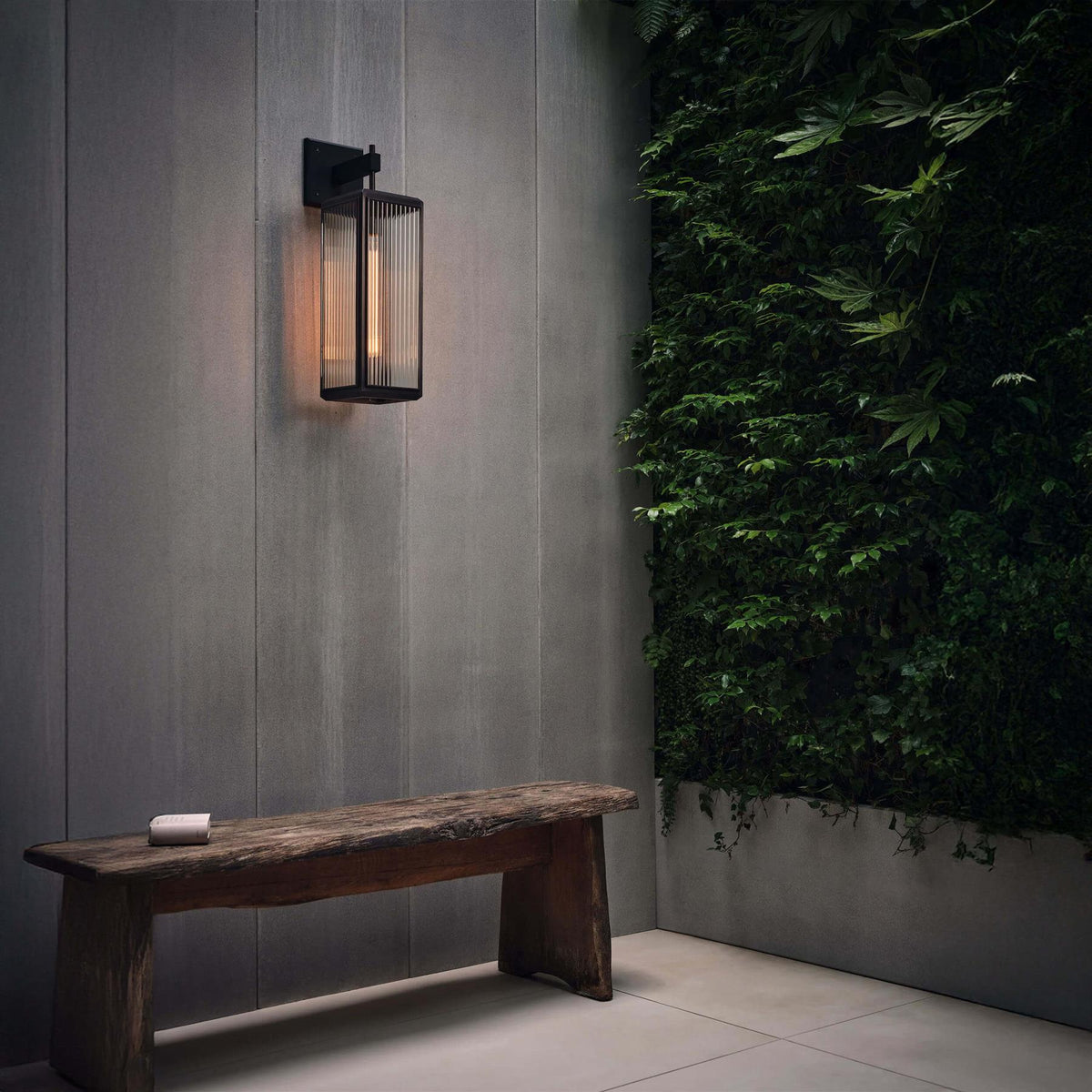 J. Adams Lilac Wall Lantern Light