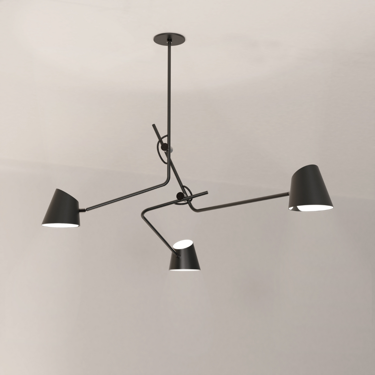 Darmes Hartau Triple Ceiling Light