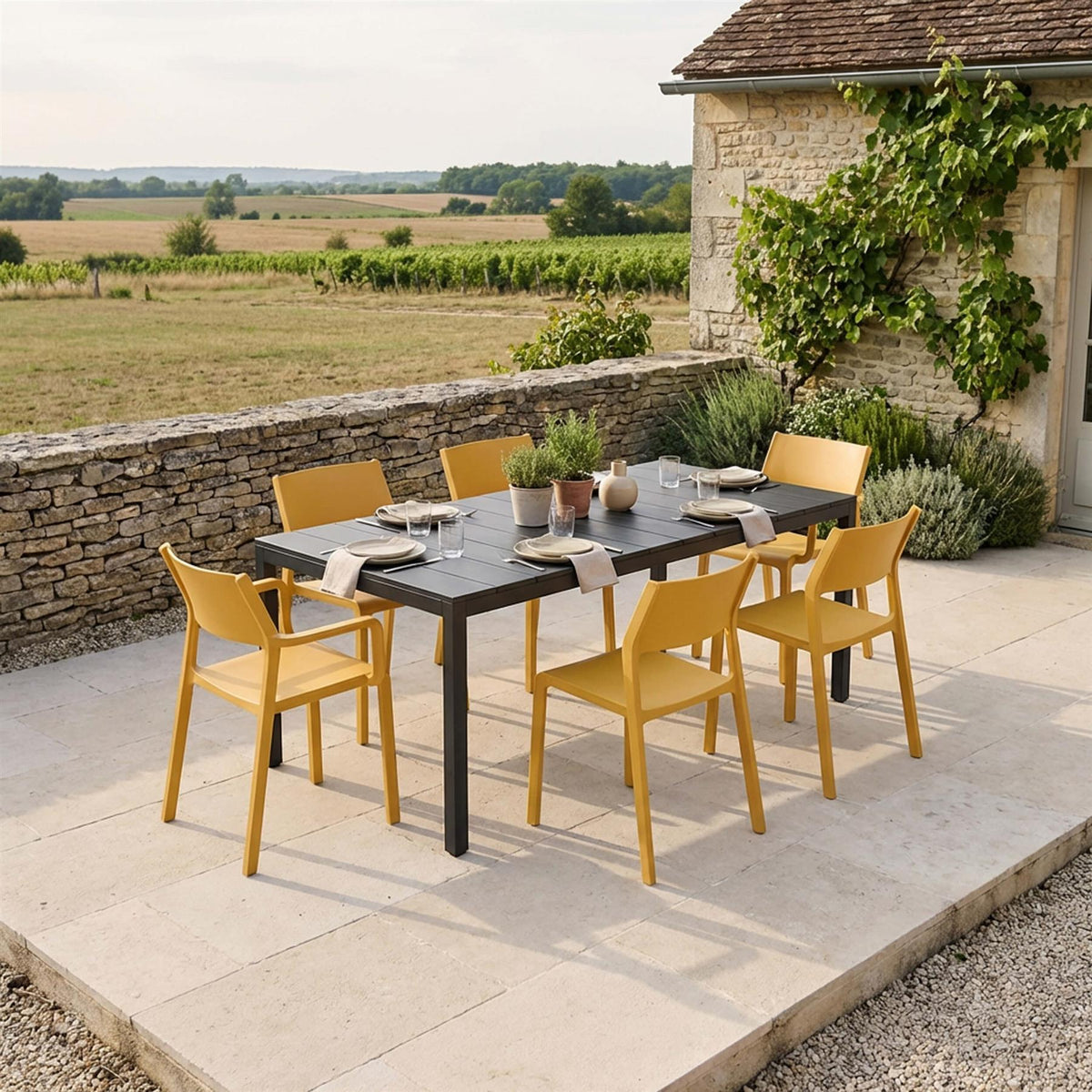 Nardi Trill Outdoor Dining Set - Large - Curated by Holloways of Ludlow