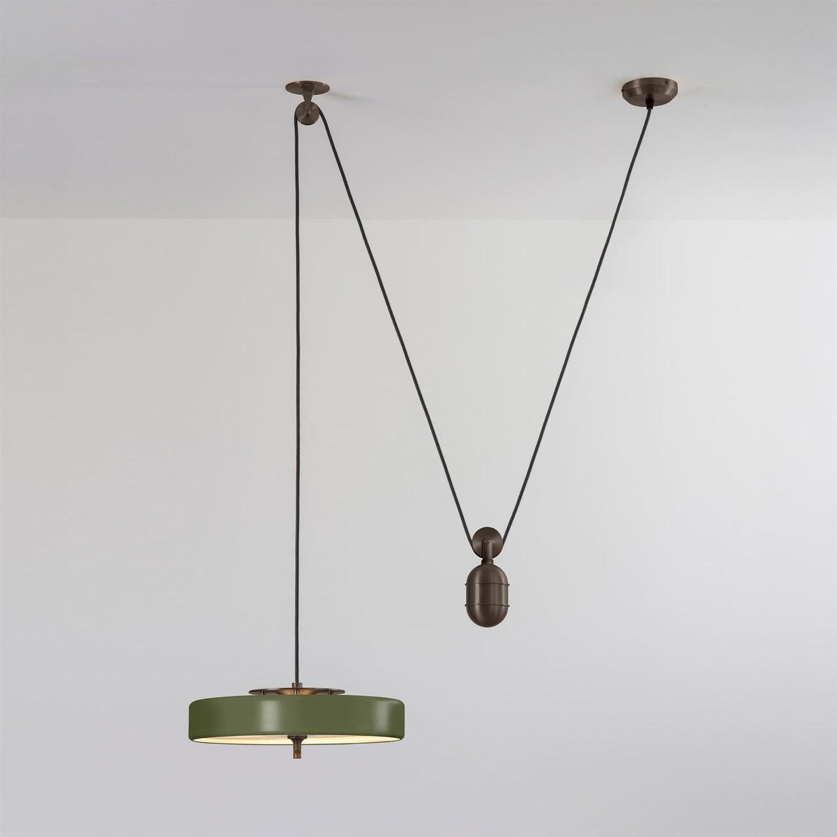 Bert Frank Revolve Rise And Fall Pendant Light