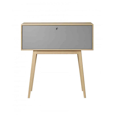 Outlet A84 butler secretary desk - Oak / grey
