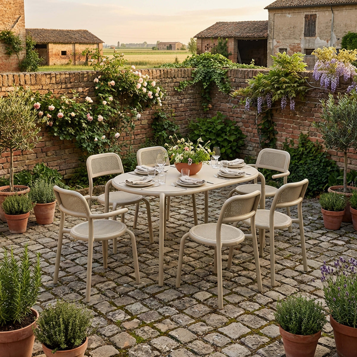 Fatboy Toni Outdoor Dining Set - Large - Curated by Holloways of Ludlow