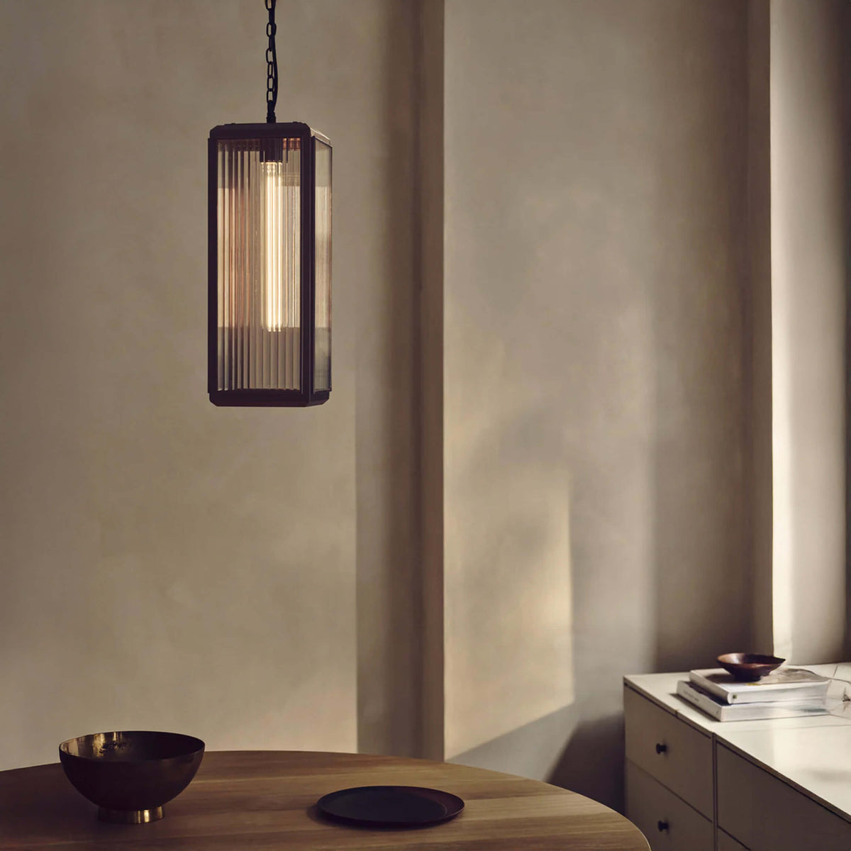 J. Adams Lilac Pendant Light