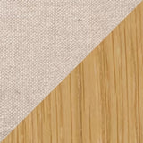 Lacquered Oak with Grand Linen Natural 0024