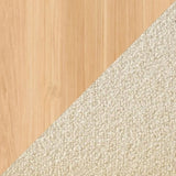 Natural Oak with Teddy Bute Boucle