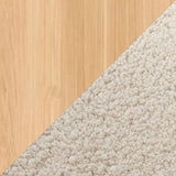 Natural Oak with Moonlight Sheepskin
