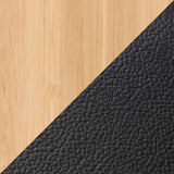Natural Oak with Black Leather