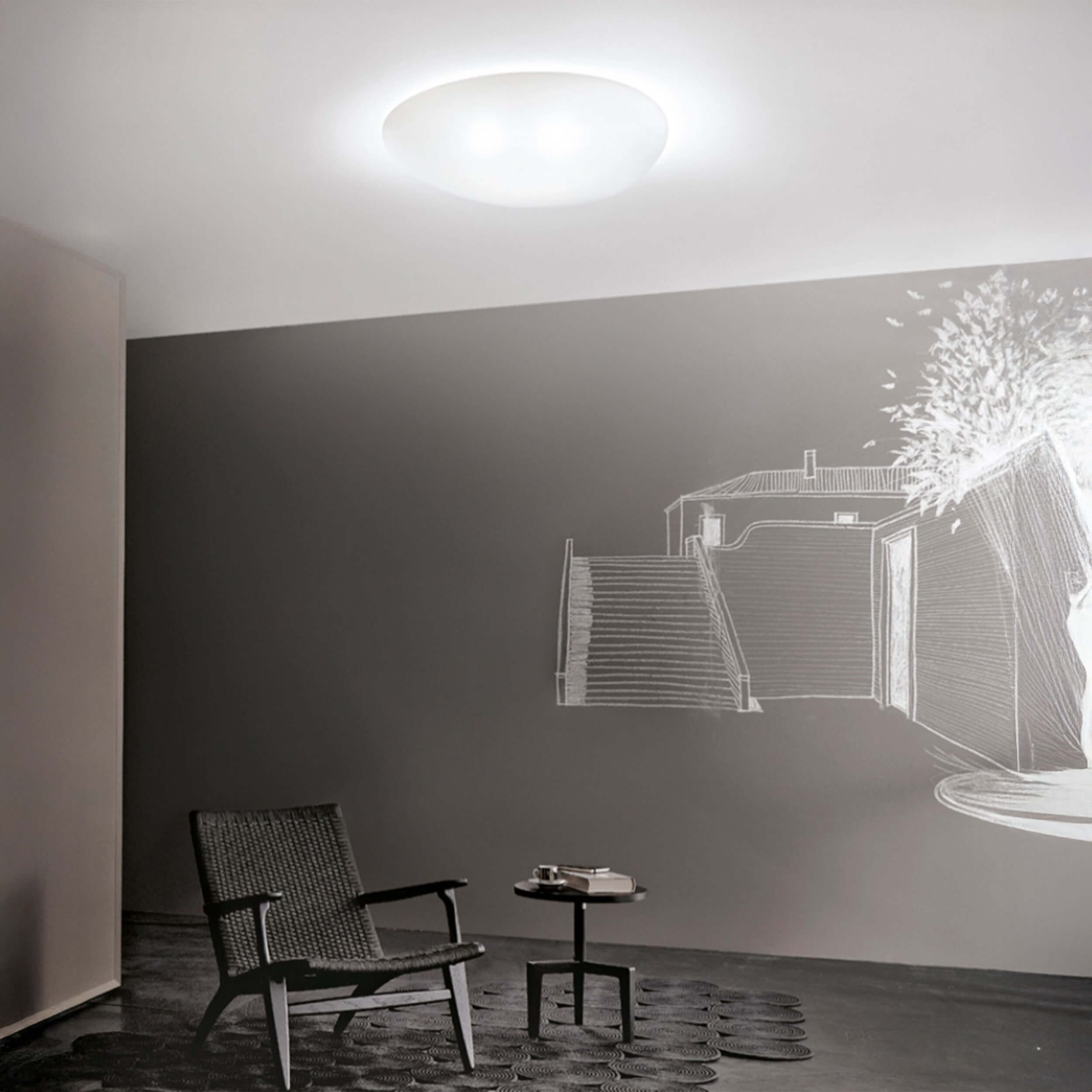 Vistosi Neochic Flush Ceiling Light