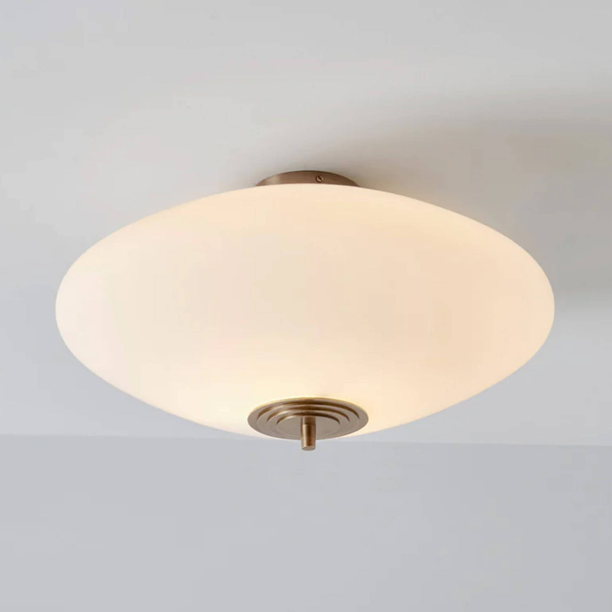 J. Adams Nova Wide Ceiling Light