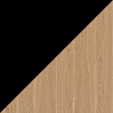 Oak with black frame