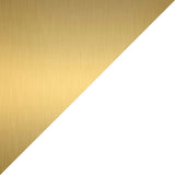 Polished Brass with White Shade