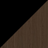 Smoked oak with black frame