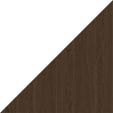 Smoked oak with white frame