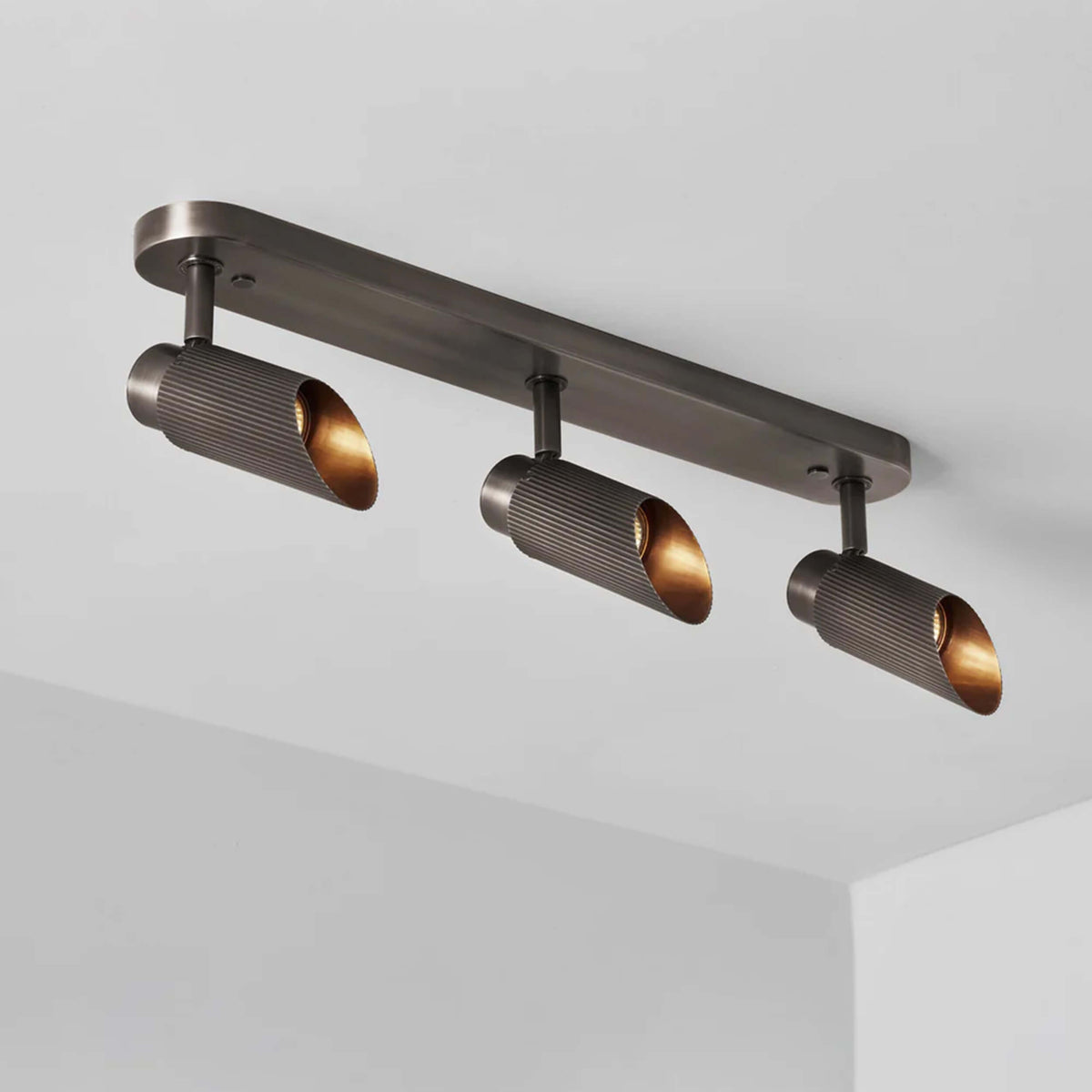 J. Adams Spot Pro Triple Ceiling Light