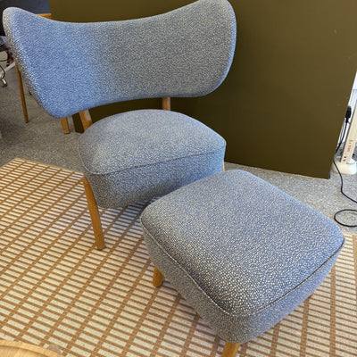 Ex-display (Bermondsey store)  Mazo TMBO lounge chair with pouf